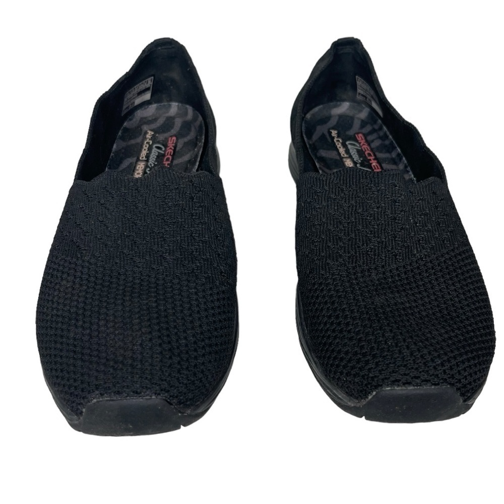 Skechers Classic Fit‎ Memory Foam Black Shoes - Picture 2 of 7